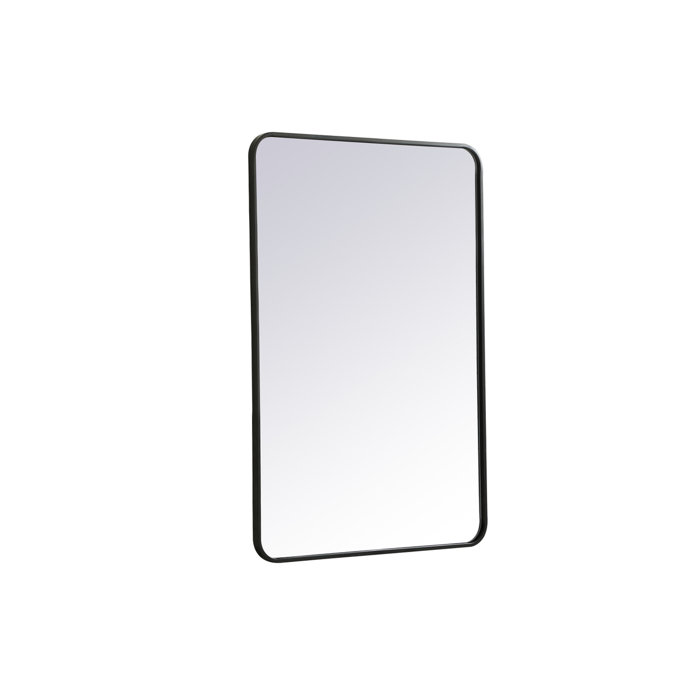 RE/FINE™ Sabine Metal Rounded Rectangle Wall Mirror & Reviews | Wayfair